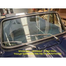 Windscreen - Laminated - Tinted Glass - Triumph Spitfire GT6 TR4-TR6 TR  906707TINTED