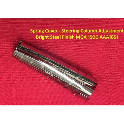 Spring Cover - Steering Column Adjustment Bright Steel Finish MGA 1500 AAA1651
