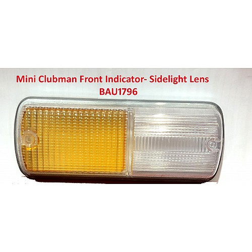 Mini Clubman Front Indicator / Sidelight Lens     BAU1796