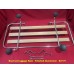 Boot Lid Luggage Rack - Polished Aluminium With Wooden Slats (Includes Fitting Kit) Dimensions 90 x 34 cm. BLF171
