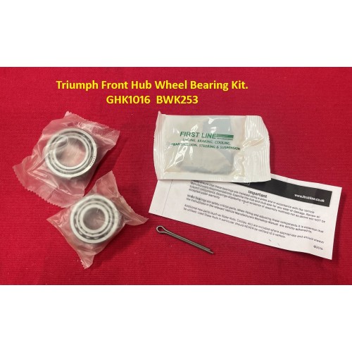 Front Hub Wheel Bearing Kit  Triumph Saloon Mk2 & Stag .    GHK1016  BWK253