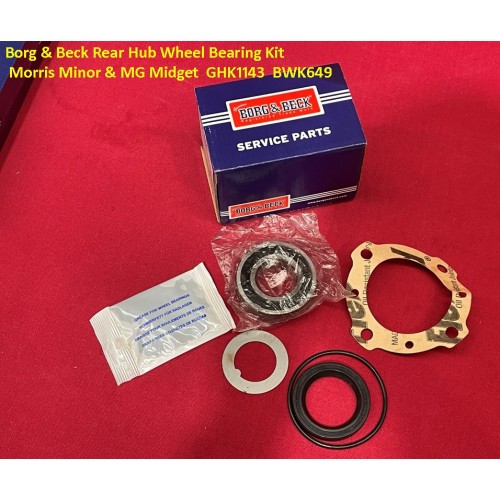 Borg & Beck Rear Hub Wheel Bearing Kit  Morris Minor & MG Midget  GHK1143  BWK649