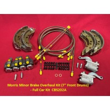 Morris Minor Brake Overhaul Kit (7" Front Drums) - Full Car Kit  CBS202A