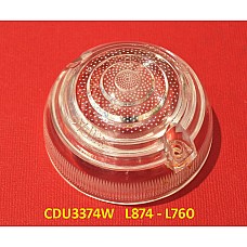 Indicator Lens L874 & L760 Lamps Clear Composite.   Classic Mini  Land Rover  CDU3374W