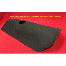 Morris Minor Carpet Set 1956 - 1971 ALL Models  RHD - Black CK746A   CAR101NC