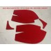 Morris Minor Carpet Set 1956 - 1971 ALL Models  RHD - Red CK746Q   CAR102NC