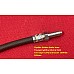 Flexible Rubber Brake Hose Triumph Spitfire MK4 & 1500 Ford Capri Cortina & Escort Rover P6 GBH166