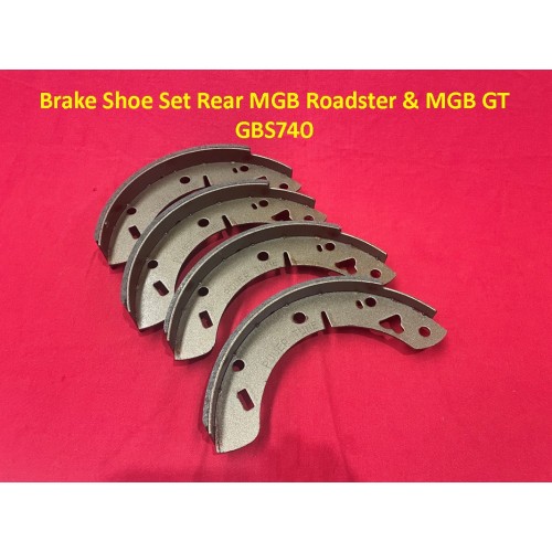 Brake Shoe Set Rear MGB Roadster & MGB GT  GBS740