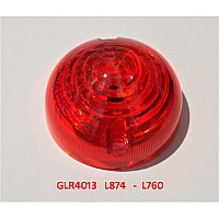 Stop & Tail Lamp Lens Red - L874 & L760 Land Rover Series 3 & 90 /110 1983 - 1994  GLR4013