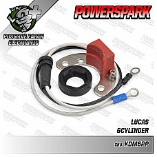 Powerspark Electronic Ignition Kit POSITIVE EARTH for Lucas DM6, DM6A DMB6, DMBZ6A Distributor KDM6-Powerspark
