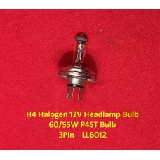 H4 Halogen 12V Headlamp Bulb 60/55W P45T Bulb  3Pin    LLB012