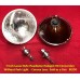 7 Inch Lucas Style Headlamp Halogen H4 Conversion  - Without Park Light  - Convex Lens. Sold as a Pair   M200