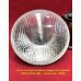 7 Inch Lucas Style Headlamp Halogen H4 Conversion  - Without Park Light  - Convex Lens. Sold as a Pair   M200
