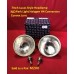 7 Inch Lucas Style Headlamp Halogen H4 Conversion  - Without Park Light  - Convex Lens. Sold as a Pair   M200