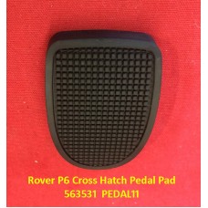 Rover P6 Cross Hatch Pedal Pad   563531  PEDAL11