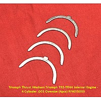 Triumph Thrust Washers Triumph TR2-TR4A Internal Engine - 4 Cylinder .005 Oversize (4pcs) RF4015005