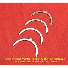 Triumph Thrust Washers Triumph TR2-TR4A Internal Engine - 4 Cylinder .005 Oversize (4pcs) RF4015005