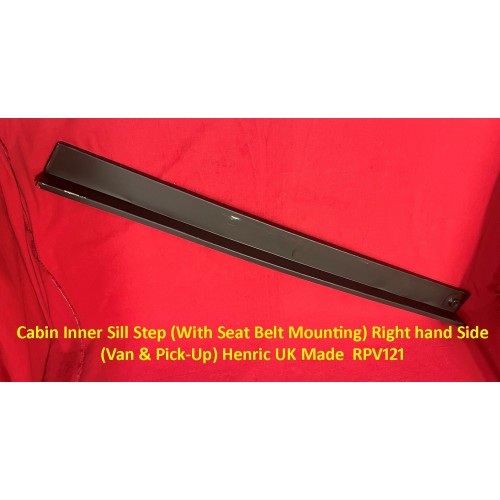 Morris Minor Cabin Inner Sill Step (With Seat Belt Mounting) Right hand Side (Van & Pick-Up) Henric UK Made  RPV121