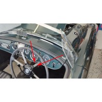 Spring Cover - Steering Column Adjustment Bright Steel Finish MGA 1500 AAA1651