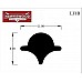 MGB Black Rubber Windscreen Seal Filler or Beading Strip  3.3m Section   AHH7815