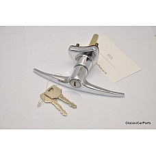 Boot handle, lock & keys. Morris Minor. BLF111.