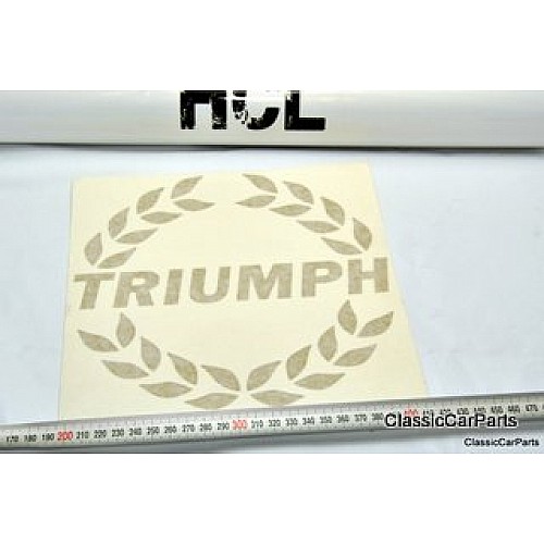Gold Laurel Decal  - Triumph TR7 bonnet