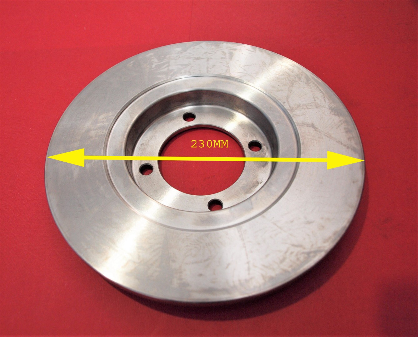 thumbnail image 2 of Triumph 208715 DG Cross Drilled Front Brake Discs – Pair – For Herald, Vitesse, Spitfire 2 of 5