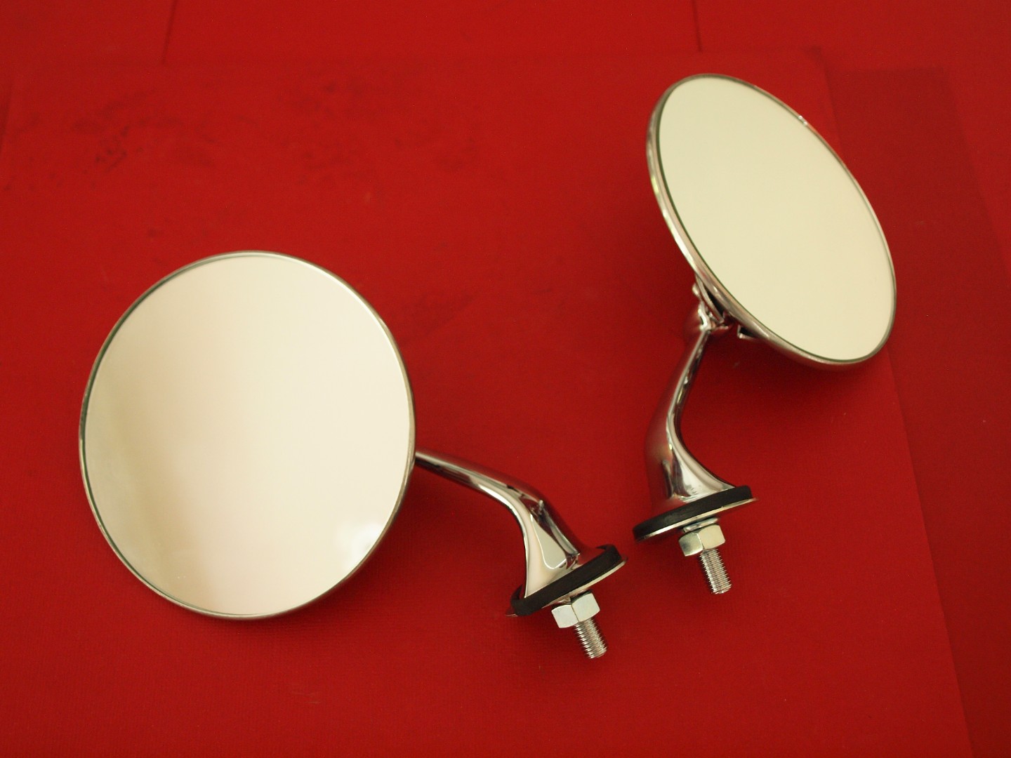 Global Lucas Style Chrome Flat Wing Door Mirror – Right Side – Hotrod, Kit Car, Retro